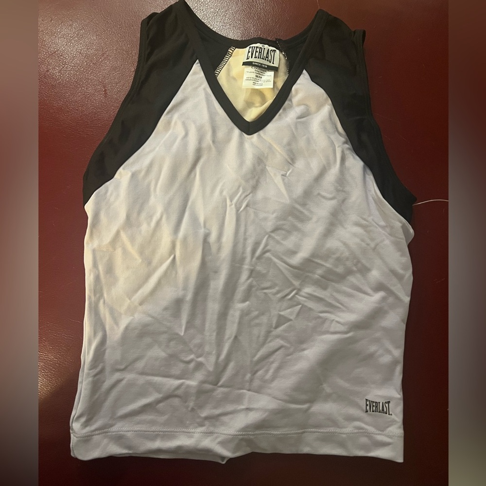 Everlast Black and White Sleeveless Top